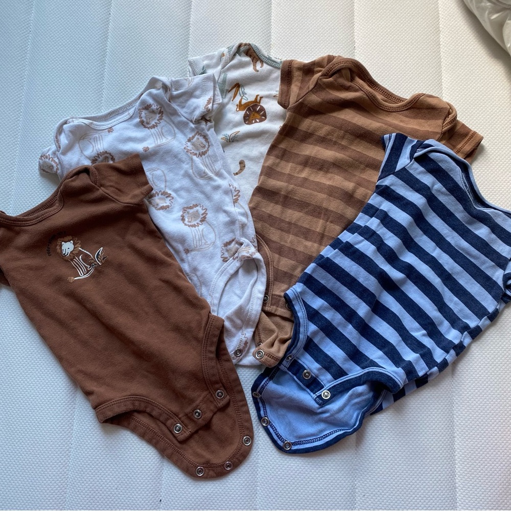 3M Baby Bodysuit Set - Boy // Unisex
